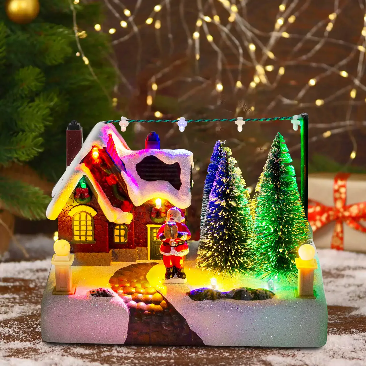 Light-Up Christmas Village