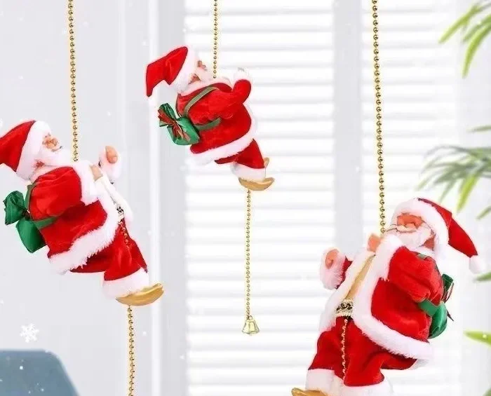 Climbing Santa